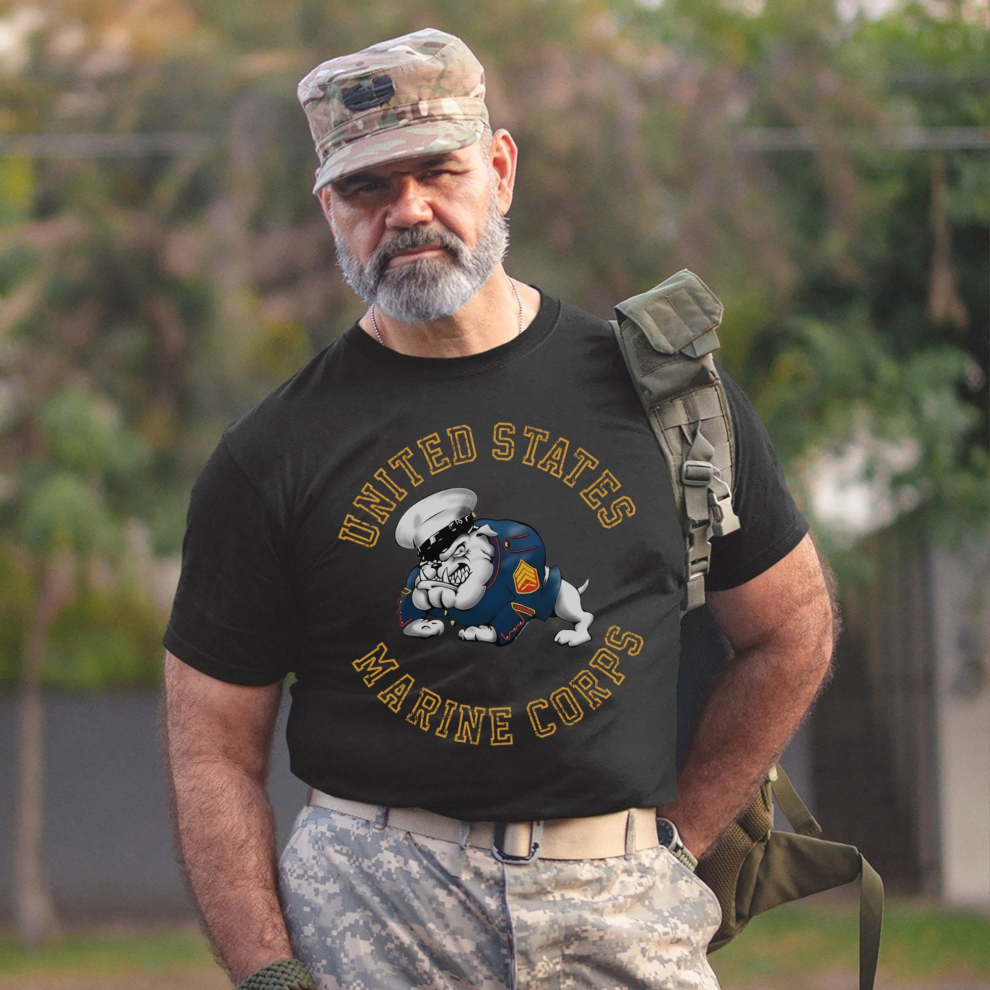 Bulldog United States Marine Corps USMC T-Shirt