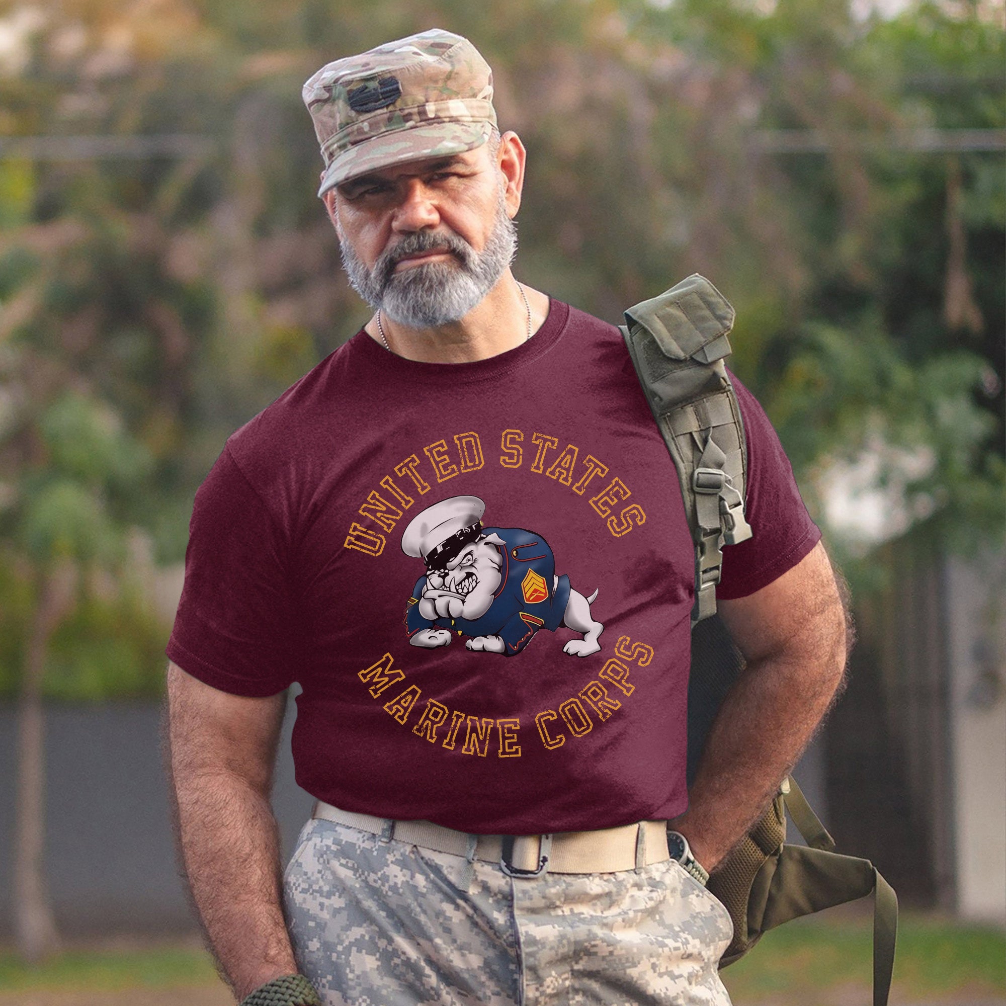Bulldog United States Marine Corps USMC T-Shirt