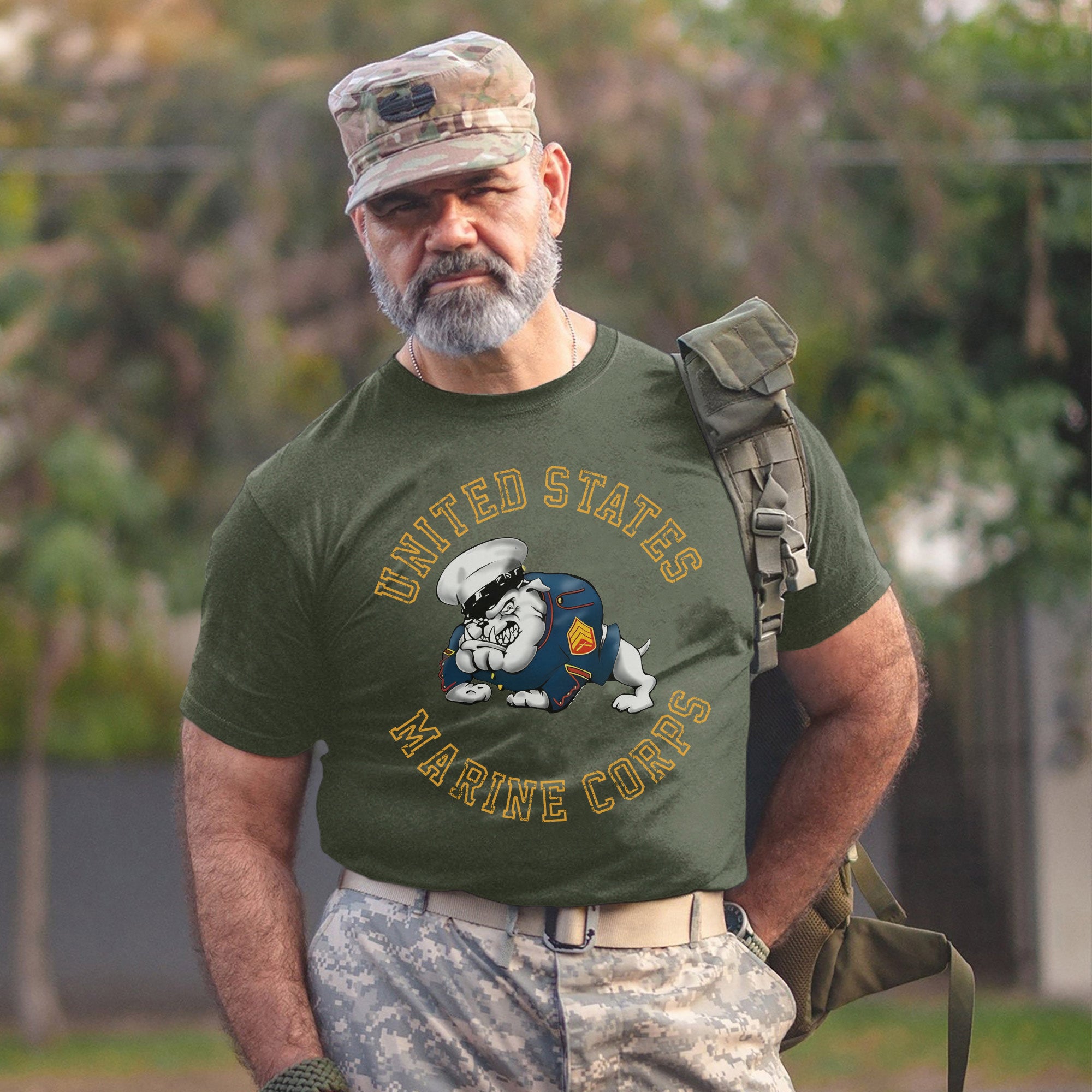 Bulldog United States Marine Corps USMC T-Shirt