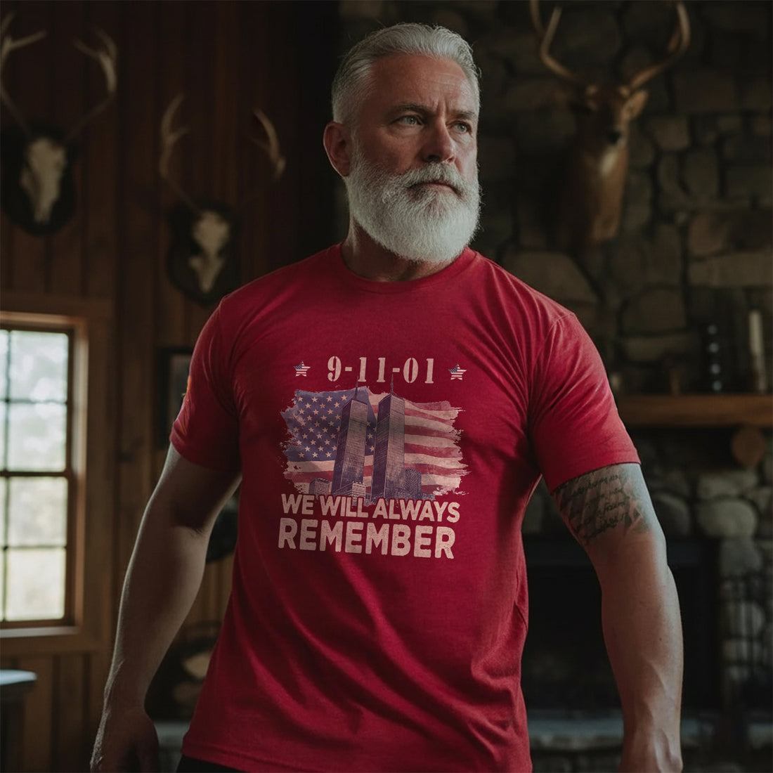 We Will Always Remember Proud US Military T-Shirt