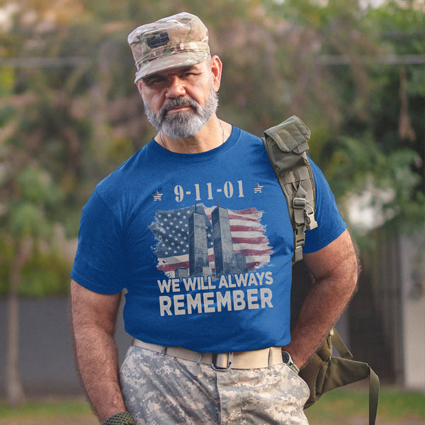 We Will Always Remember Proud US Military T-Shirt