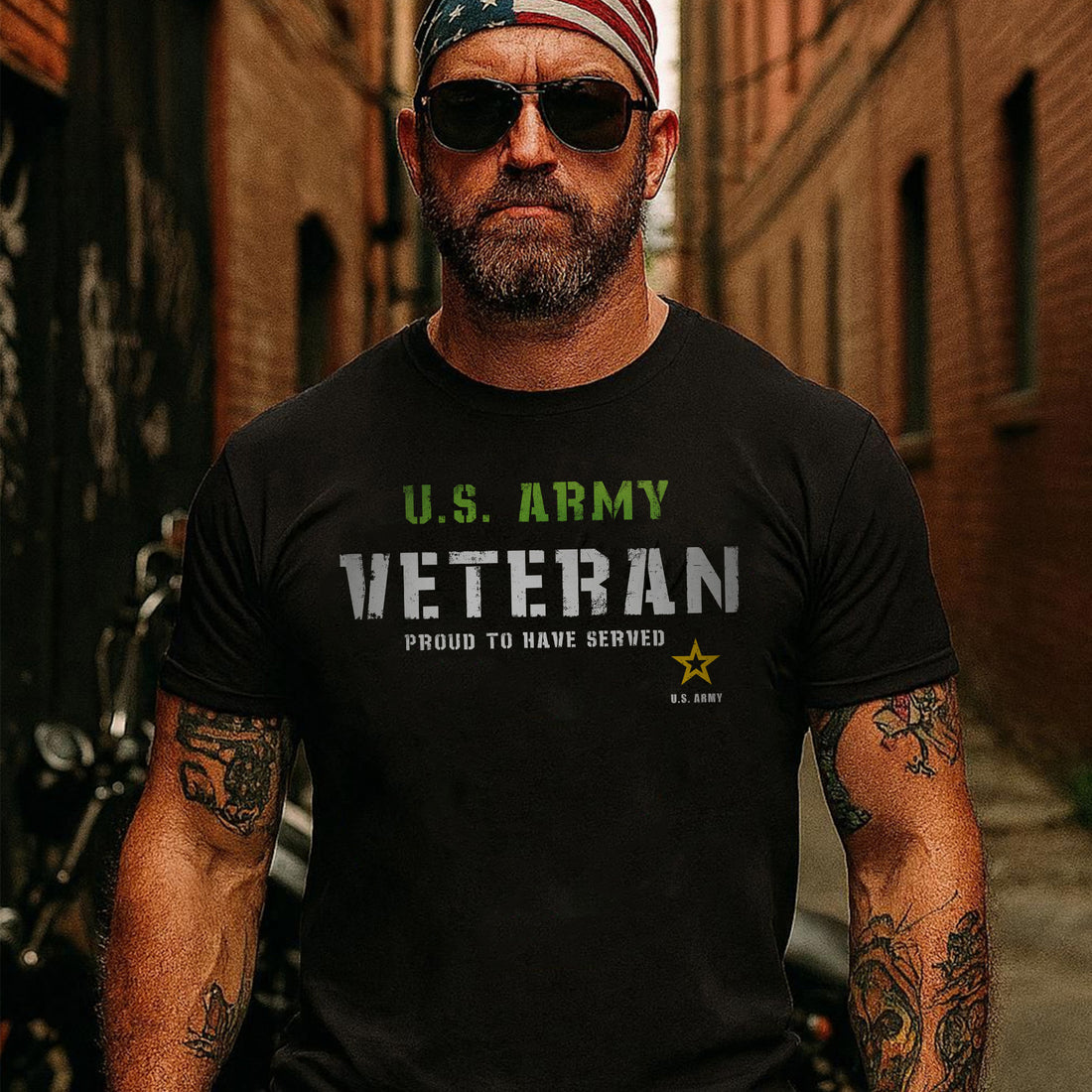 U.S. Army Veteran Proud to Have Served Honoring Duty Strength and Lifelong Commitment T-Shirt