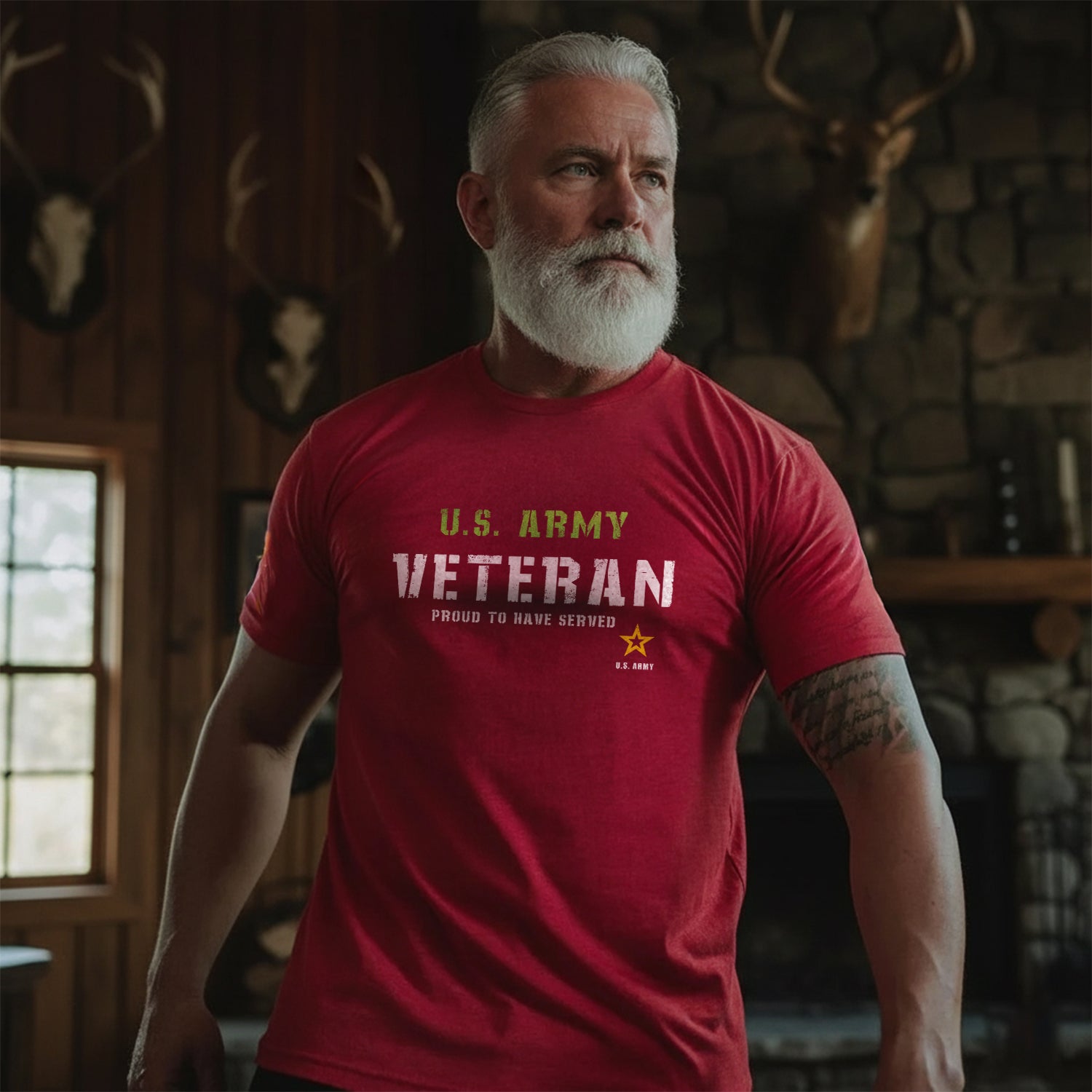 U.S. Army Veteran Proud to Have Served T-Shirt Secondary image