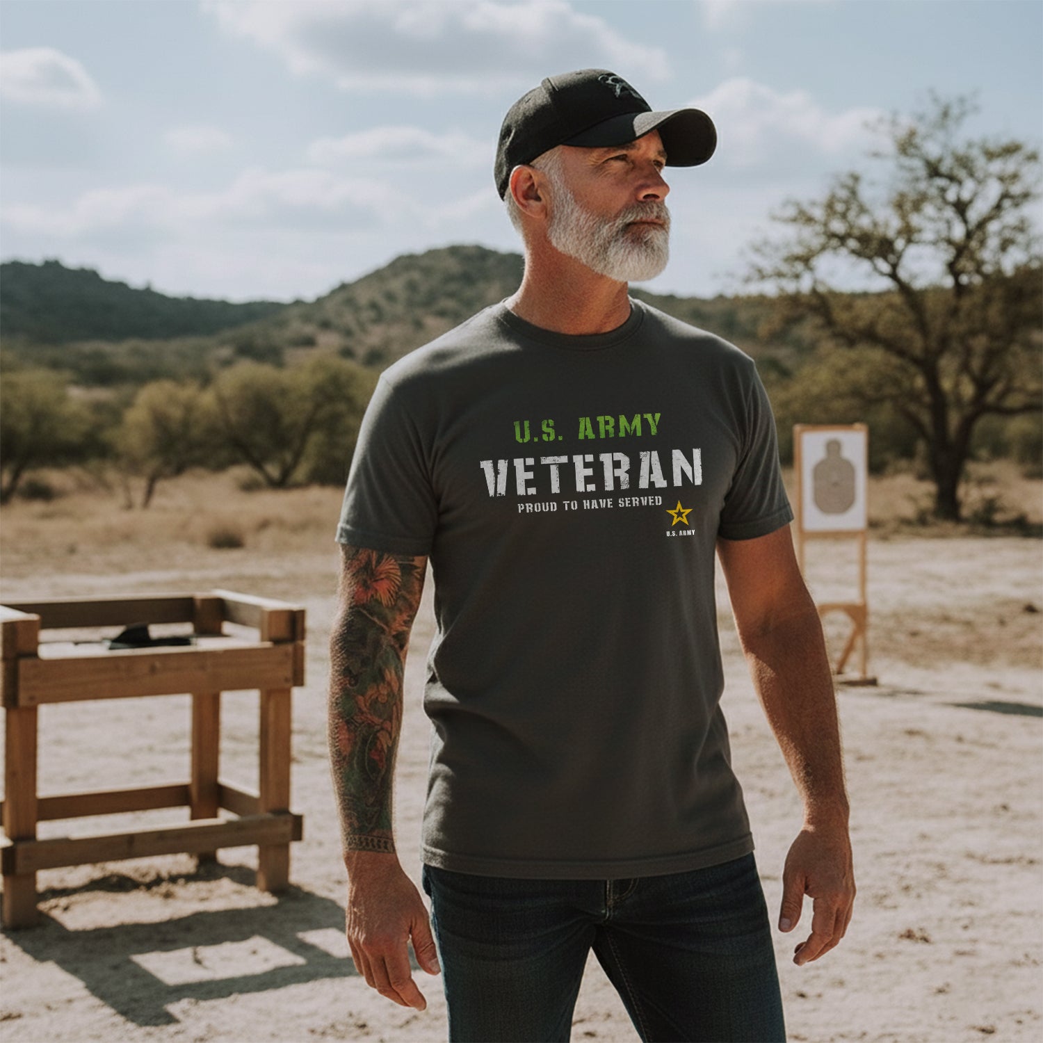 U.S. Army Veteran Proud to Have Served T-Shirt