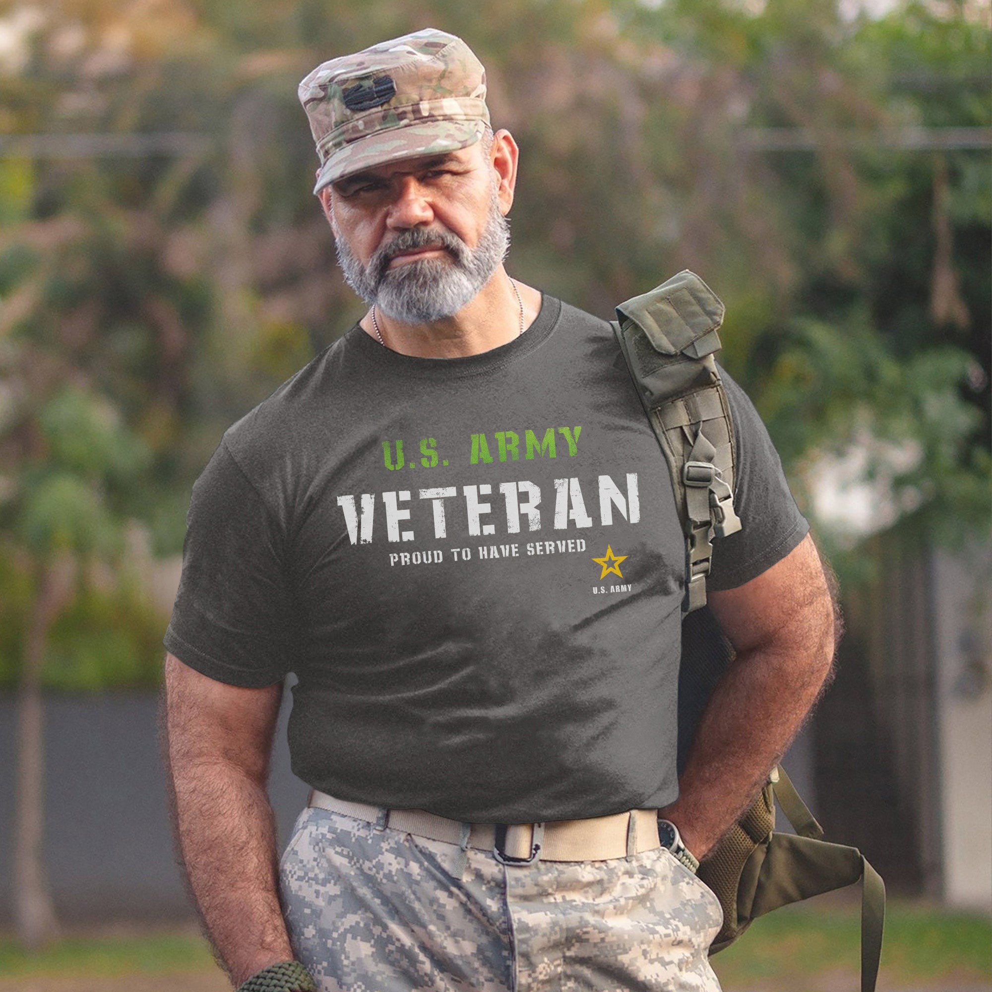 U.S. Army Veteran Proud to Have Served Honoring Duty Strength and Lifelong Commitment T-Shirt