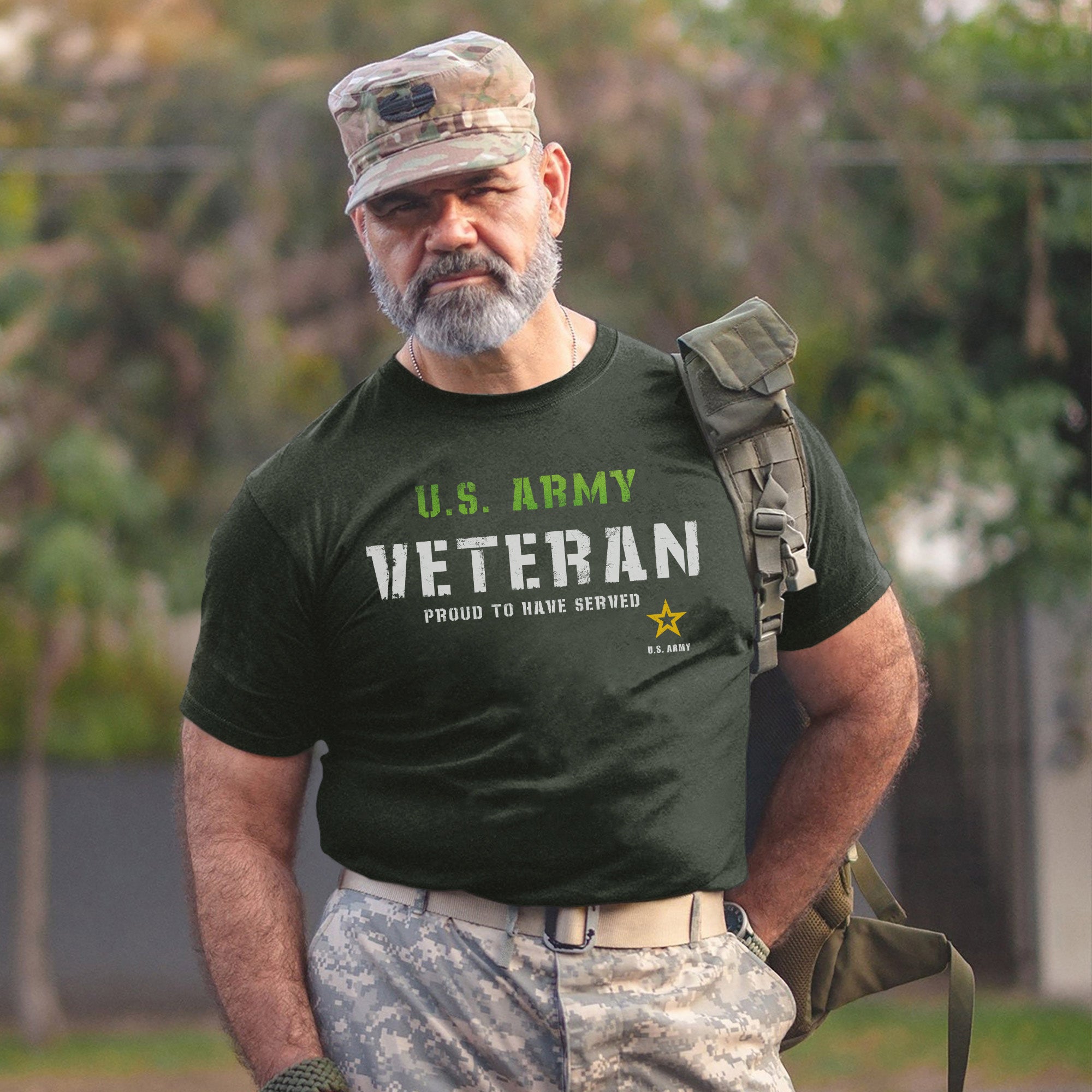 U.S. Army Veteran Proud to Have Served Honoring Duty Strength and Lifelong Commitment T-Shirt