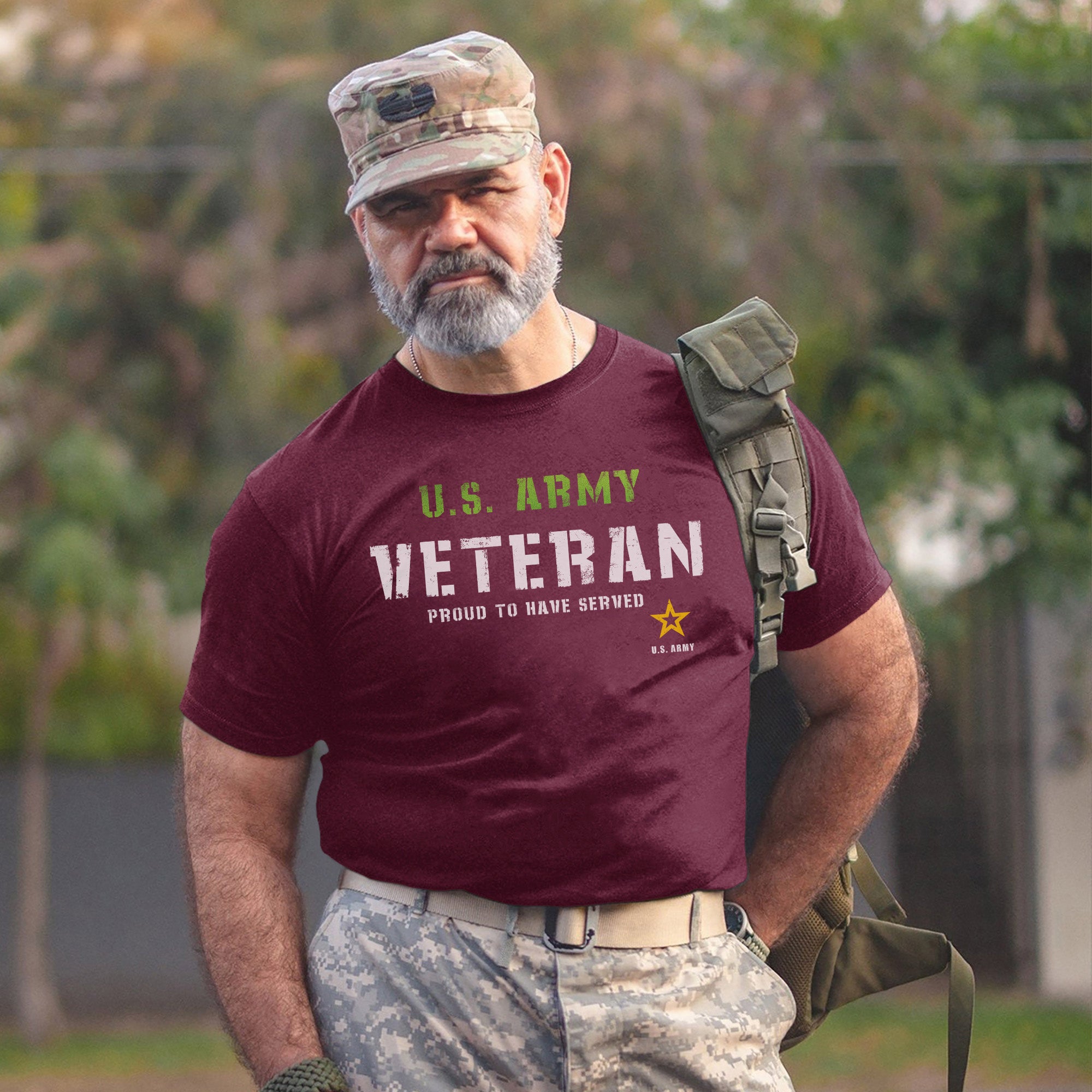U.S. Army Veteran Proud to Have Served Honoring Duty Strength and Lifelong Commitment T-Shirt