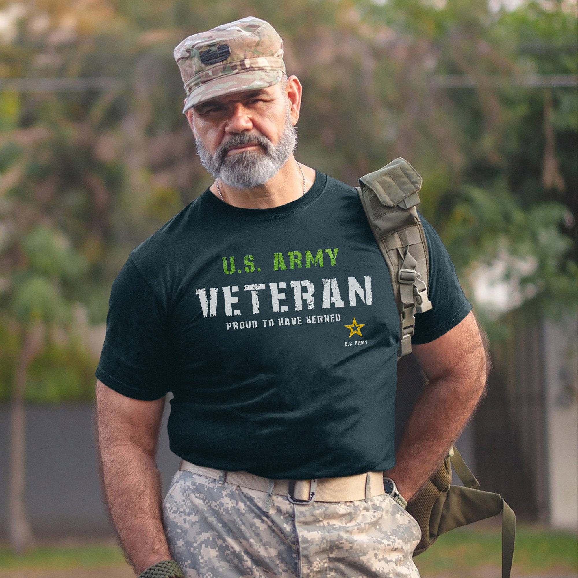 U.S. Army Veteran Proud to Have Served Honoring Duty Strength and Lifelong Commitment T-Shirt