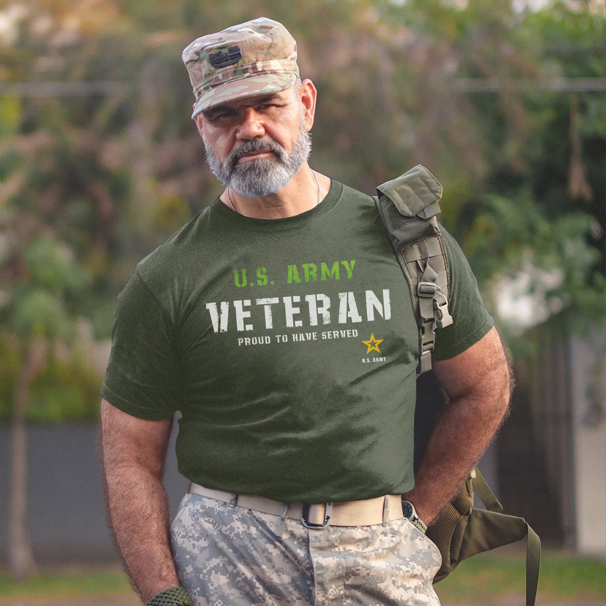 U.S. Army Veteran Proud to Have Served Honoring Duty Strength and Lifelong Commitment T-Shirt