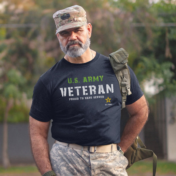 U.S. Army Veteran Proud to Have Served T-Shirt