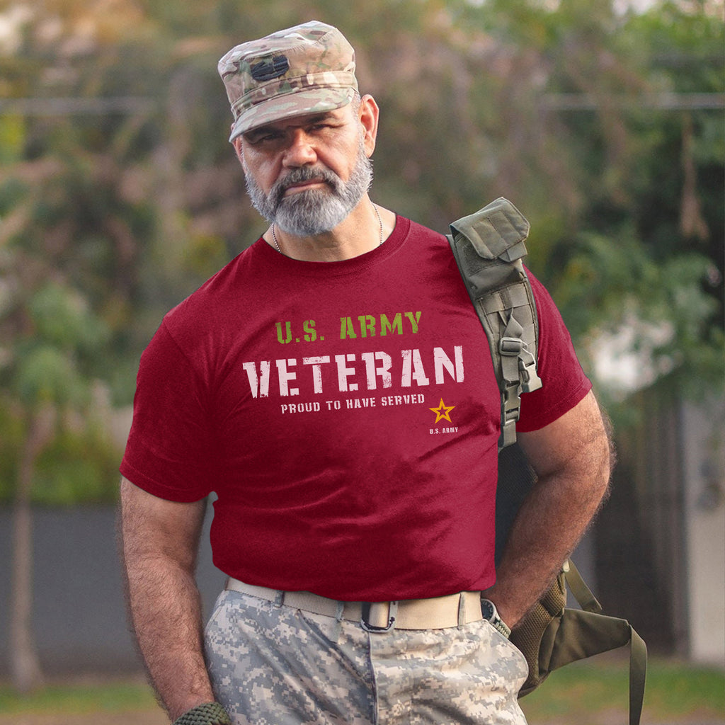 U.S. Army Veteran Proud to Have Served T-Shirt