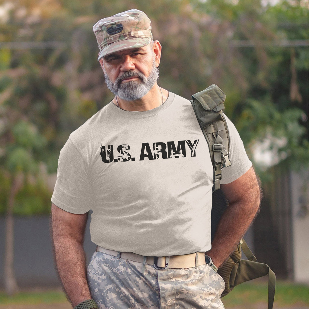 US Army Icon Military Graphic Patriotic T-Shirt
